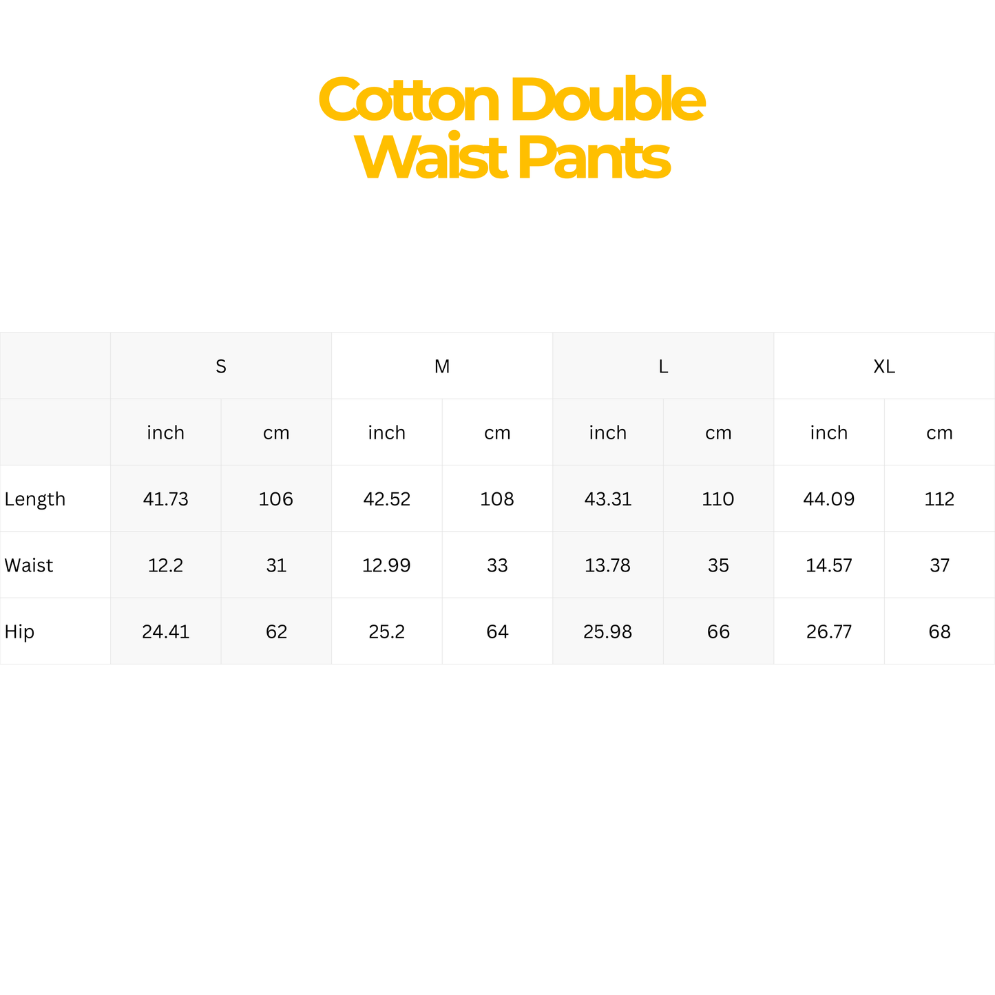 COTTON SWEATPANTS