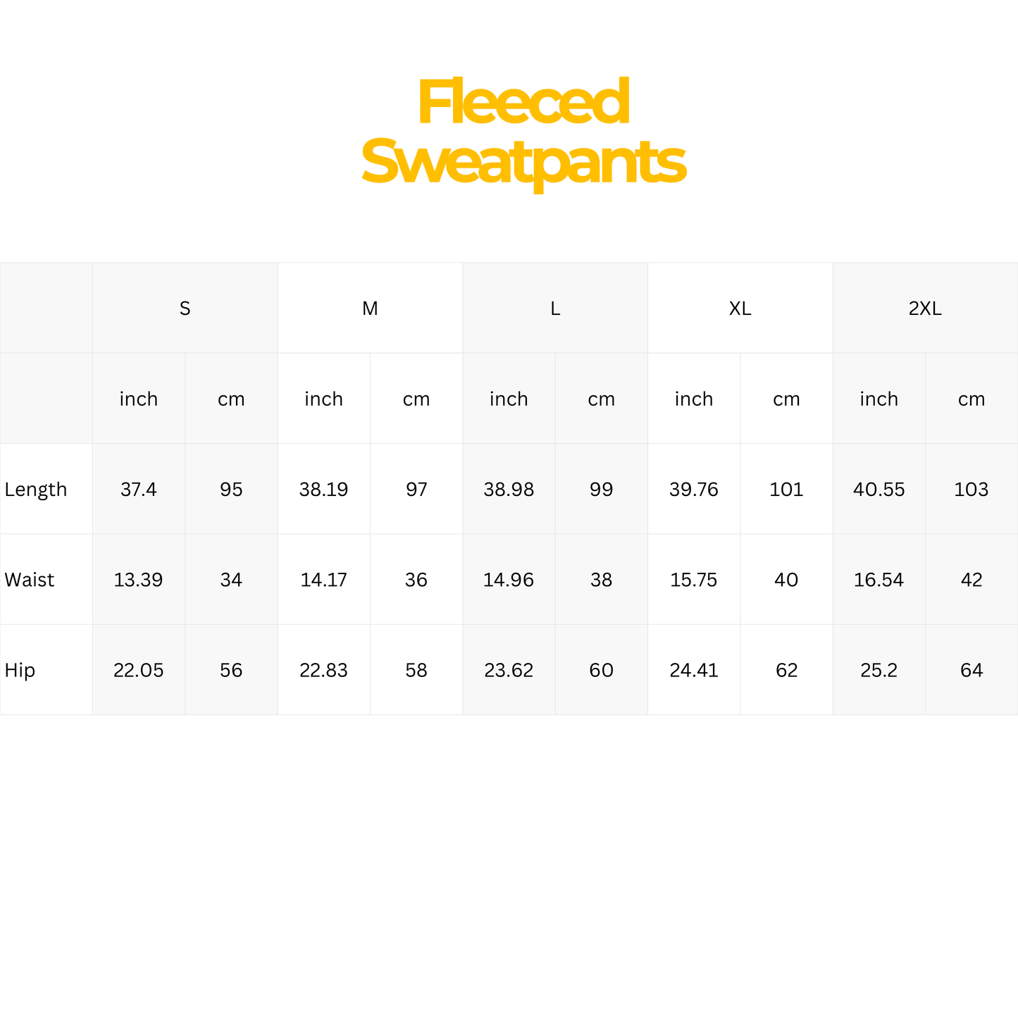 FLEECED SWEATPANTS