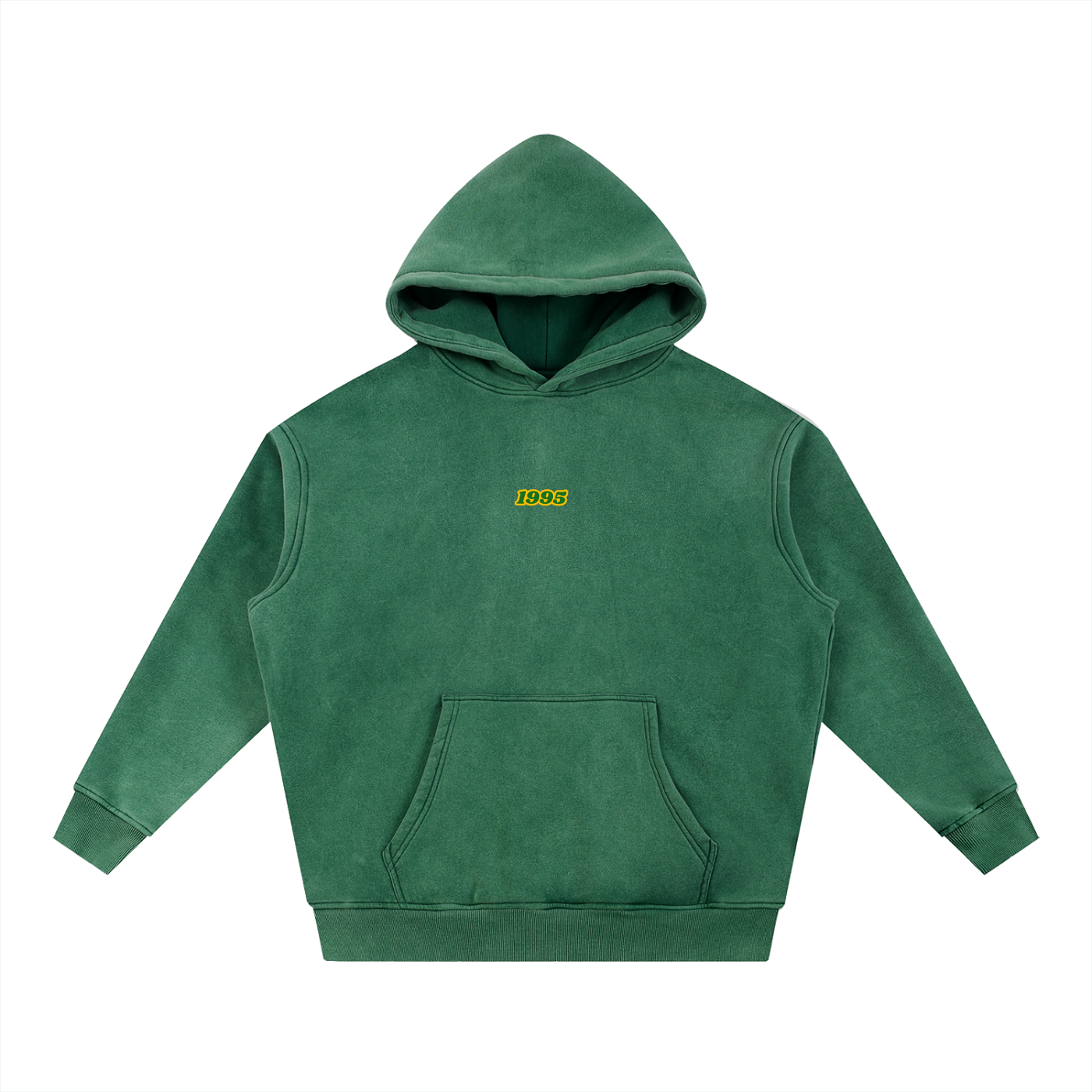 FLEECE HOODIE WITH BACK PRINT